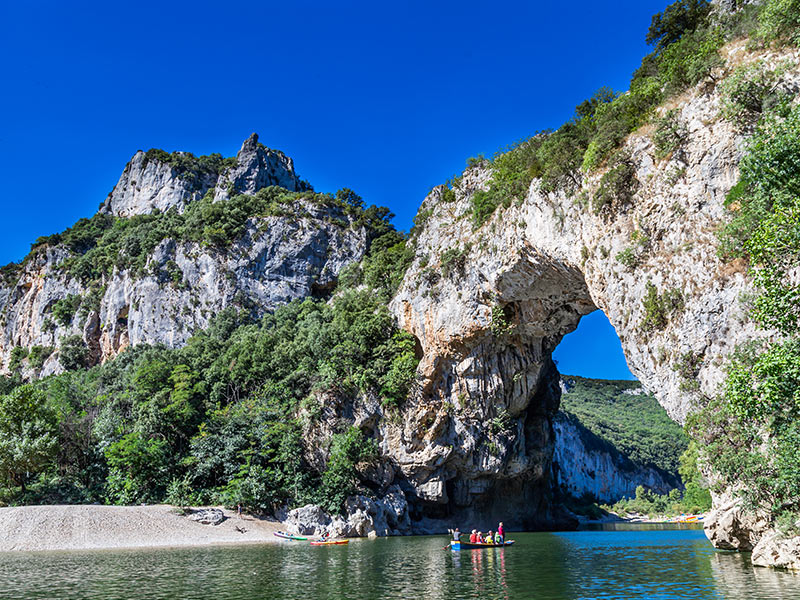 Camping Le Moulin Plage du Pont d'Arc